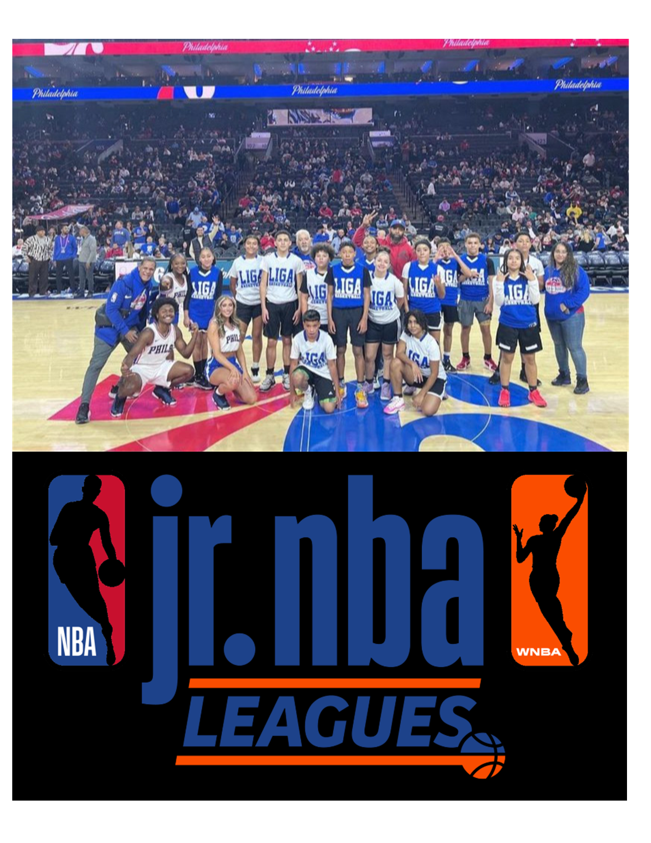 WEbpage Photo with Jr NBA Logo